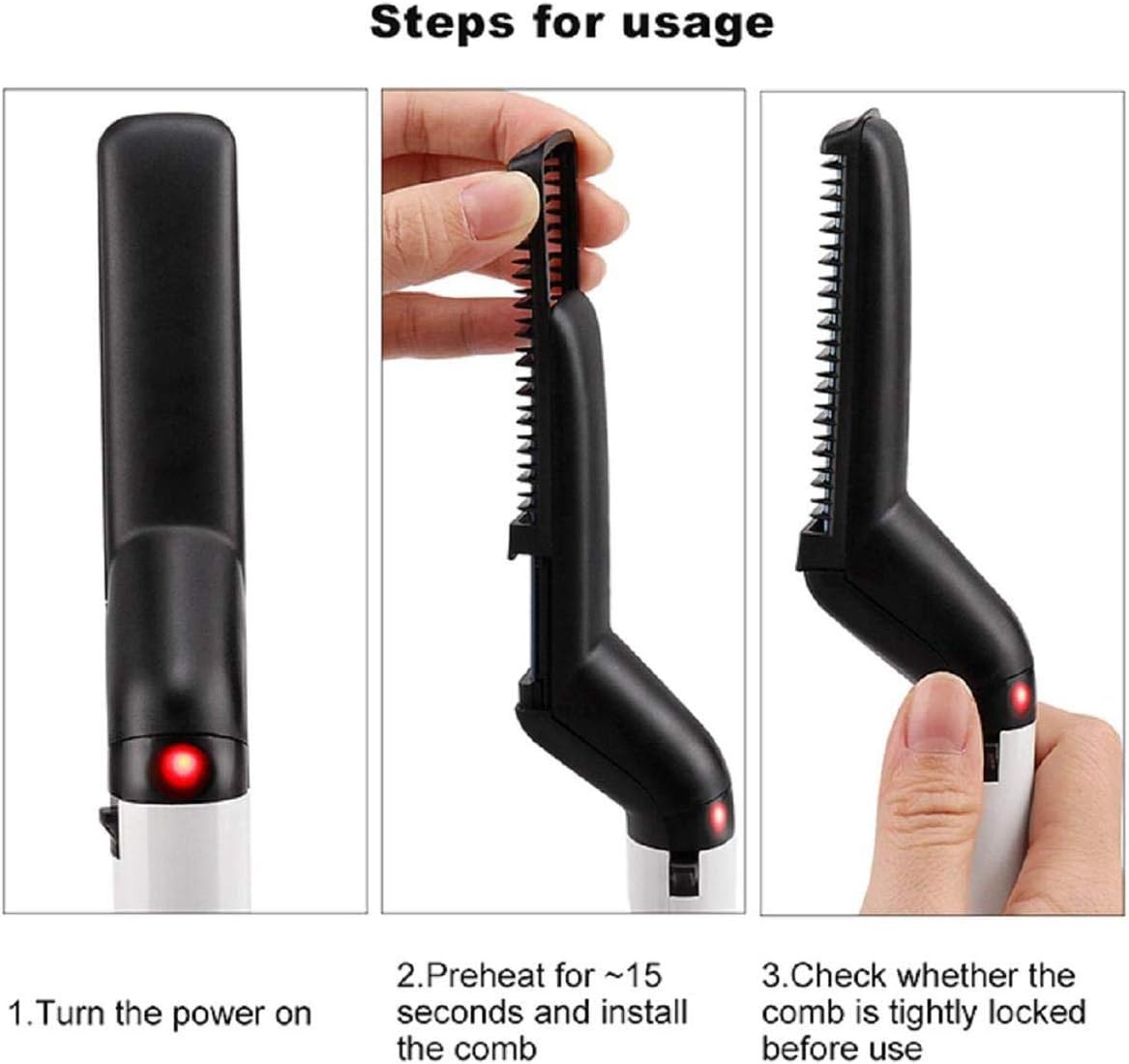 Quick Hair and Beard Straightener for Men