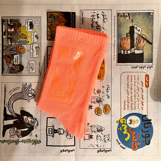 Hot Orange - Light In The Dark Socks