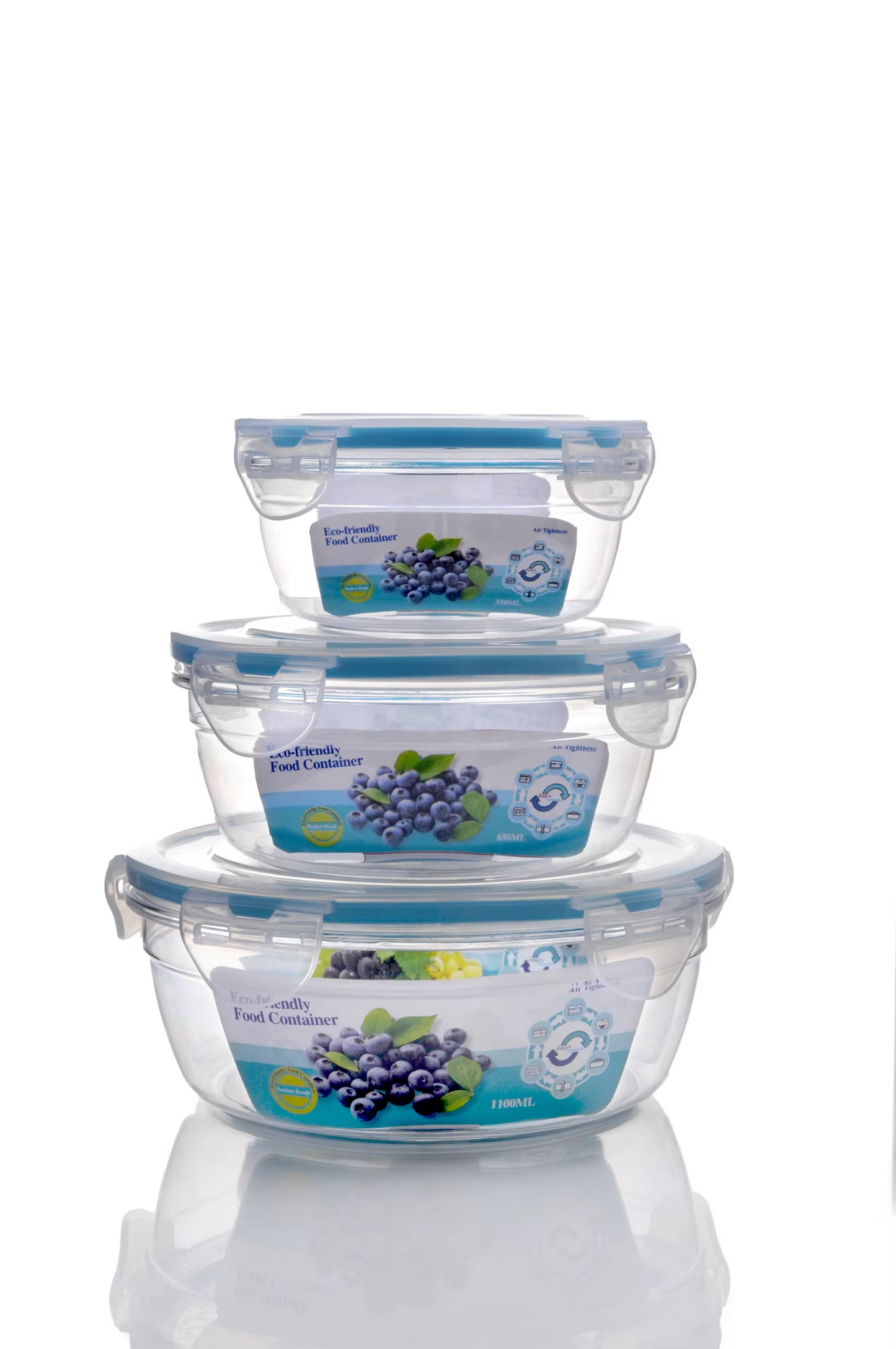 Plastic Food Keeping Storage Container 3 pcs