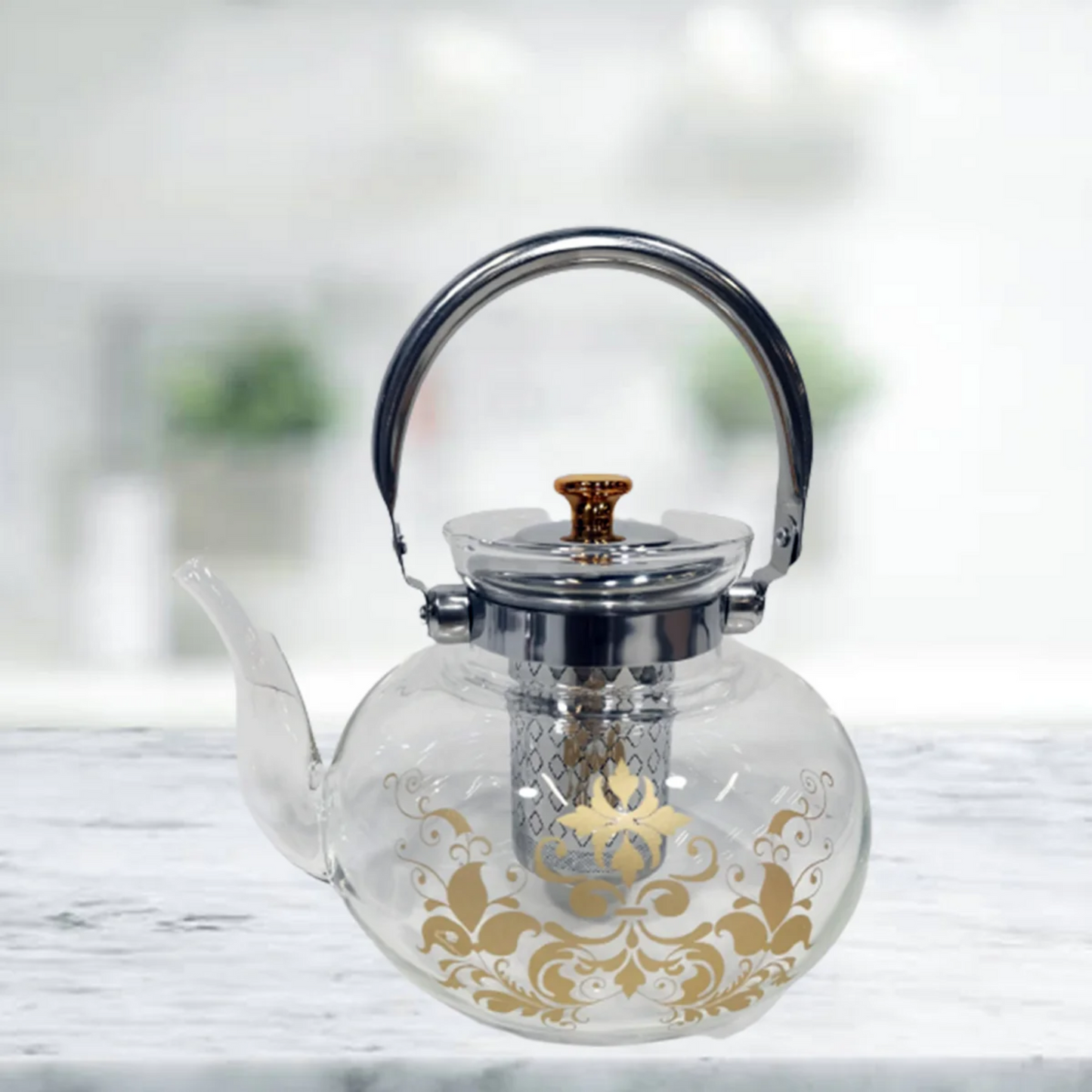 Tea & Coffee Glass Pot 800ml