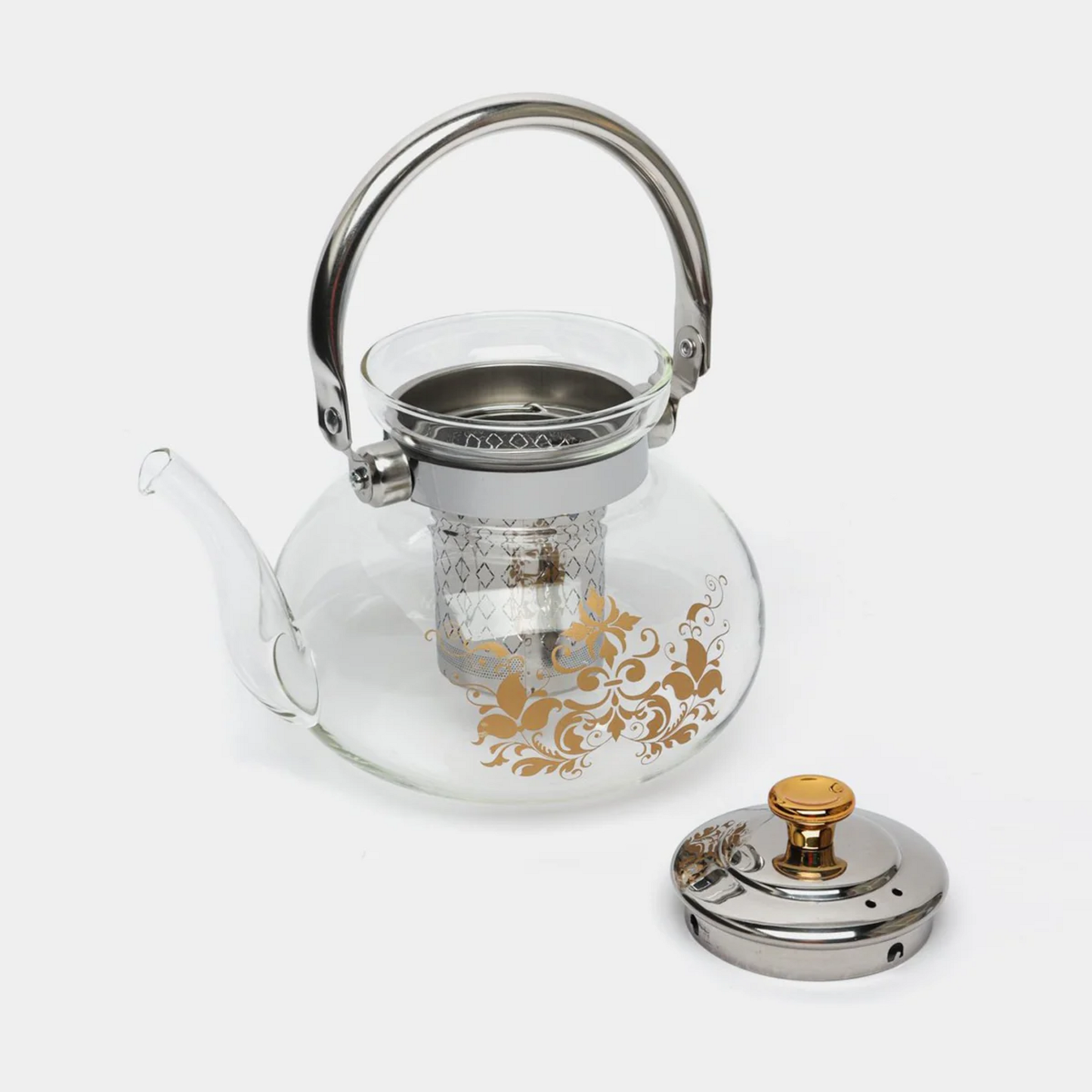 Tea & Coffee Glass Pot 800ml